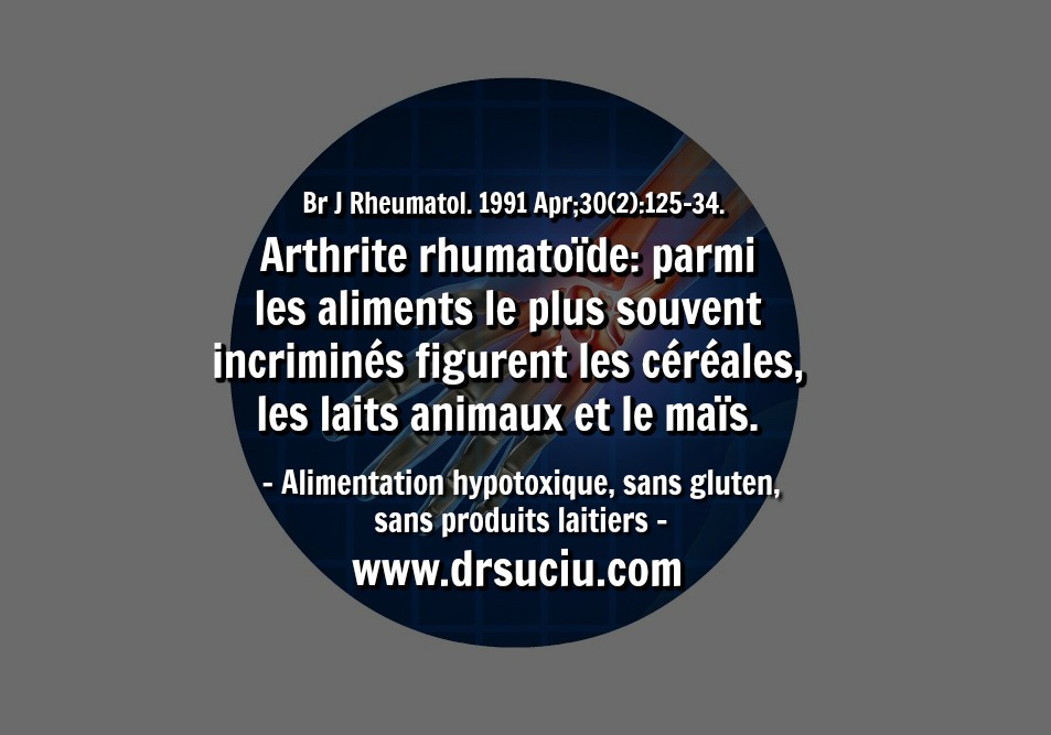 Photo L'arthrite rhumatoïde et les allergies alimentaires - drsuciu