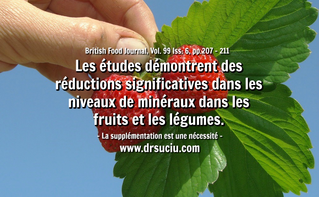 Photo Perte des minéraux dans les légumes et les fruits - drsuciu