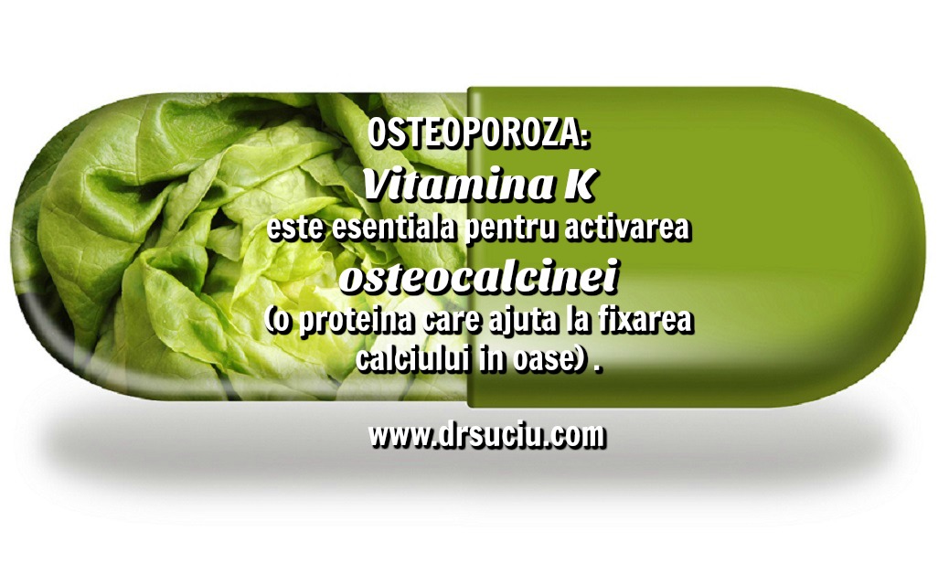 Photo drsuciu OSTEOPOROZA: Vitamina K este esentiala 