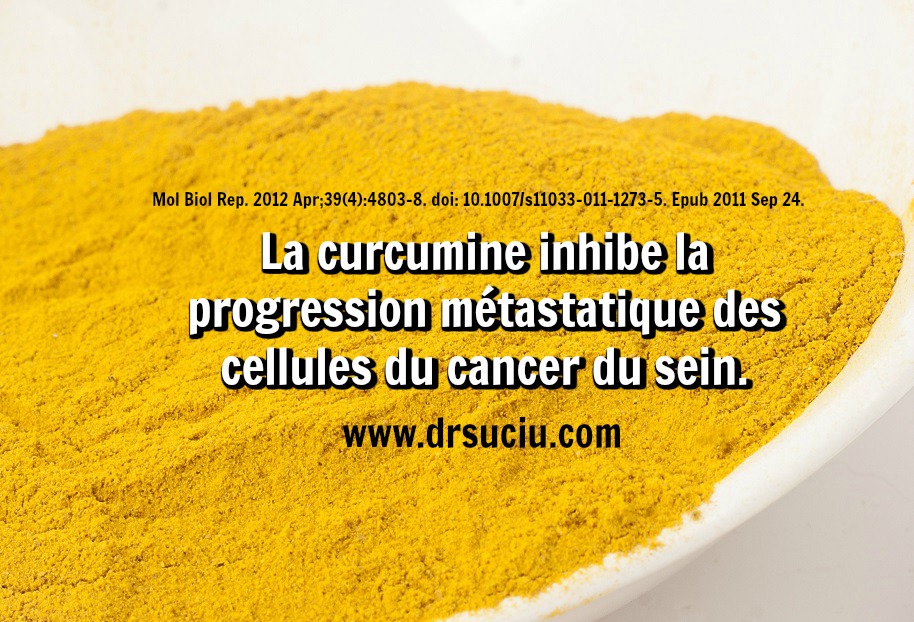 Photo La curcumine inhibe la progression métastatique des cellules du cancer du sein - drsuciu