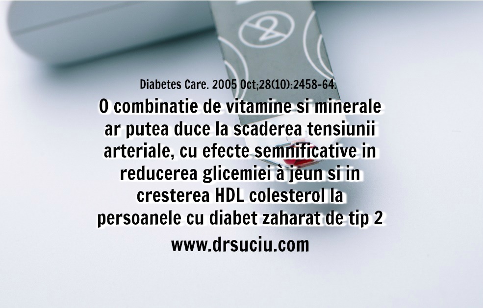 Photo Beneficiile vitaminelor si mineralelor in diabetul de tip 2 - drsuciu