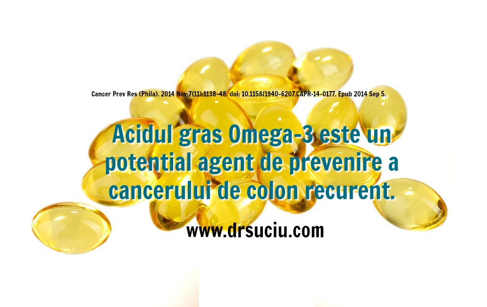 Photo Omega 3 ca agent de prevenire al cancerului de colon - drsuciu
