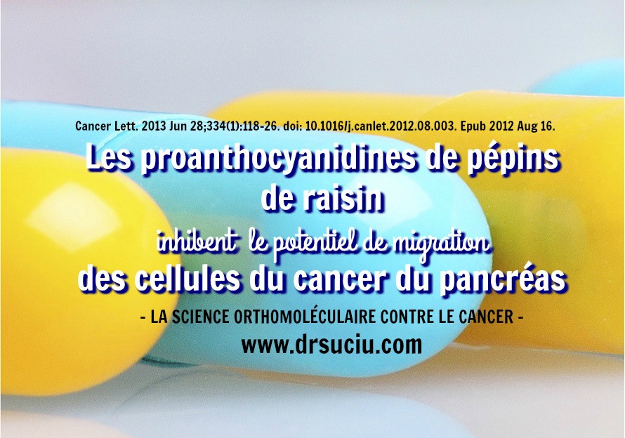Photo L'extrait de pépins de raisin et le cancer du pancreas - drsuciu