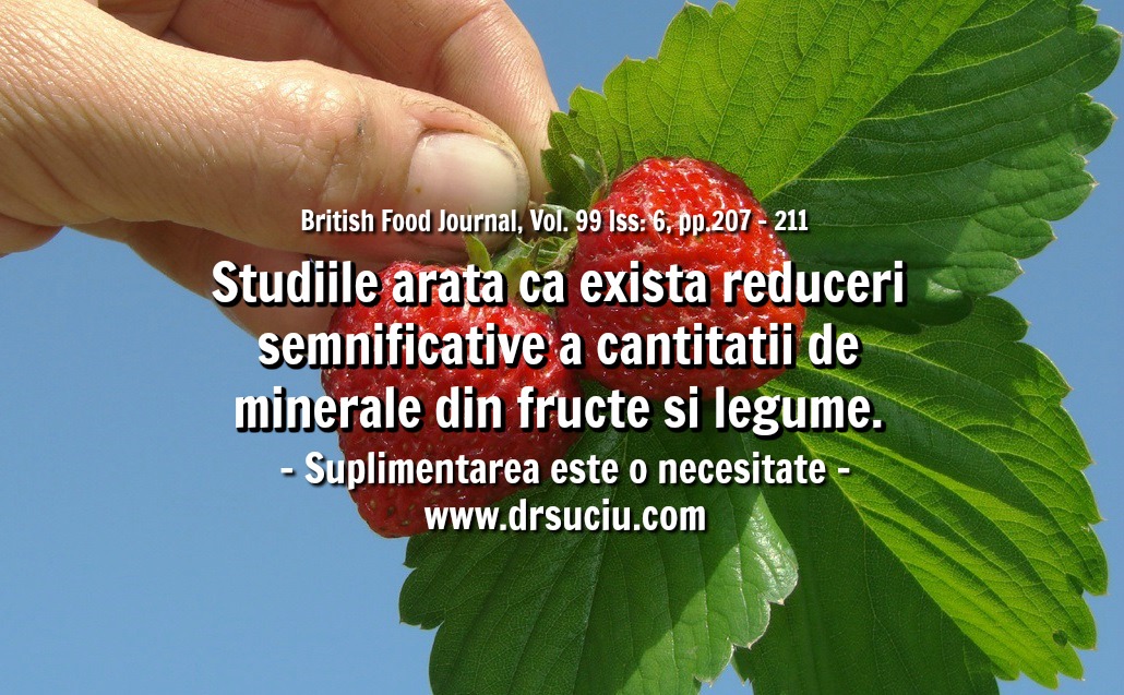 Photo Reduceri semnificative a cantitatii de minerale din legume - drsuciu