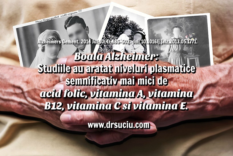 Photo drsuciu Nivelurile plasmatice de vitamine sunt foarte scazute in caz de Alzheimer