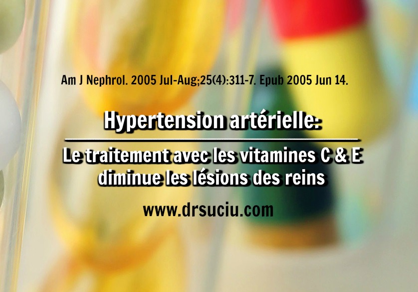 Photo Le traitement avec les vitamines C et E en cas d'hypertension artérielle - Dr.Suciu