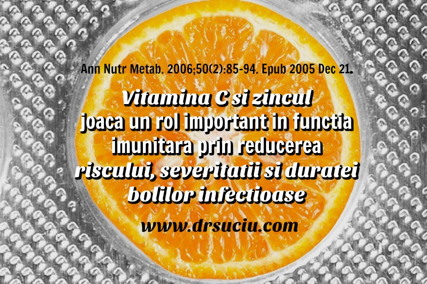 Photo drsuciu Vitamina C, zincul si functia imunitara
