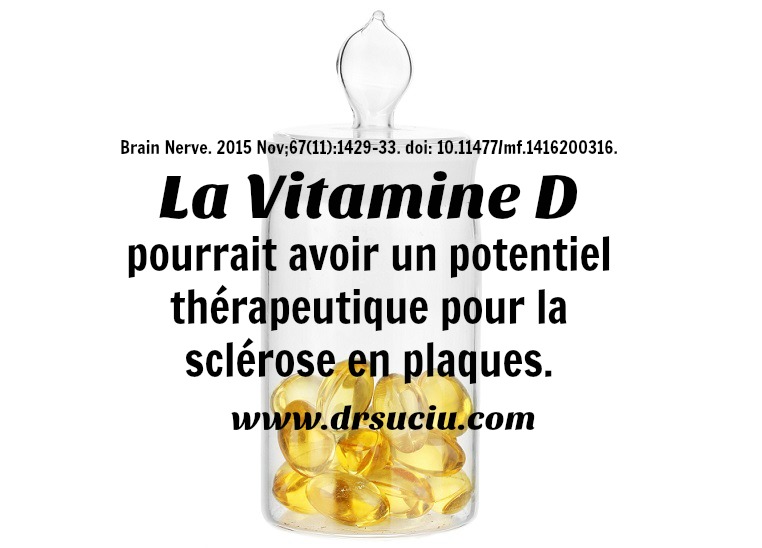 Photo drsuciu Le potentiel thérapeutique de la vitamine D en cas de sclérose en plaques
